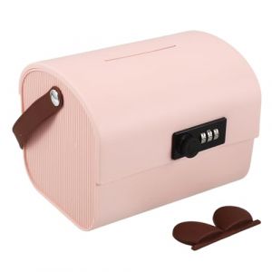 Alipis Cartoon Rose avec Serrure à Code Boîte De Stockage pour Monnaie Et Espèces pour Filles Et Garçons Organisation à Domicile (RrrLee, neuf)