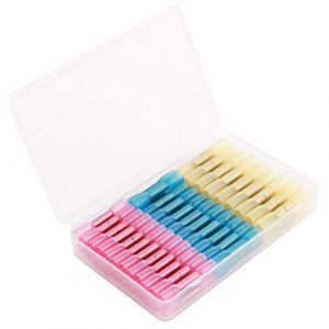 GTIWUNG 70PCS Connecteur Gaine Thermor&eacute;tractable, Cosses Electriques Souder Gaine Thermor&eacute;tractable, Bornes Connecteurs, Connecteur &Eacute;tanche Isol&eacute; (40 Rouge, 20 Bleu, 10 Jaune) (GTIWUNG-FR, neuf)