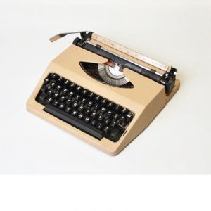 Machine &agrave; &eacute;crire manuelle portative traditionnelle, machine &agrave; &eacute;crire r&eacute;tro classique vintage pour &eacute;crivains, machine &agrave; &eacute;crire nostalgique durable, machine &agrave; &eacute;crire classique de traitement de texte (kickee, neuf)