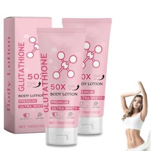 Lotion corporelle tonifiante au glutathion 50 x, crème au glutathion pour le visage, lotion corporelle tonifiante, lotion corporelle éclaircissante, crème hydratante et douce pour la peau (Guangzhoujinmianshangmaoyouxiangongsi, neuf)