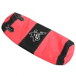 Sac de Frappe Boxing Sac de Boxe Professionnel Sac de Sable Vide avec Cha&icirc;nes pour Fitness Boxe MMA(1.2米-Rouge) (Jeamrytt, neuf)