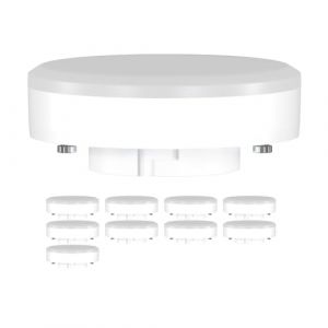 ledscom.de 10 ampoules LED GX53, blanches (4100 K), 10,9 W, 1212lm, 115&deg;, mates (LEDs Com GmbH, neuf)