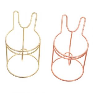 CTIRCHIU 2pi&egrave;ces Support &Eacute;ponge Beaut&eacute; M&eacute;tal Support De Maquillage Pour &Eacute;ponge De Maquillage Rangement &Eacute;l&eacute;gant Et Pratique Pour Vanity Design Sophistiqu&eacute; (zetaiyuan, neuf)