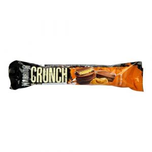 Barres hyperprotéinées Warrior Crunch 20 g - Barre à faible teneur en sucre et en glucides - paquet de 12 x 64 g - incroyablement savoureuse - garantie halal (Chocolat noir aux cacahuètes) (ChristopherParker, neuf)