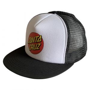 Santa Cruz Classic Dot Casquette de sport - White/Black - Taille Unique (TradeINN, neuf)