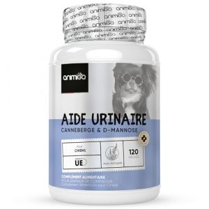 Aide Urinaire pour Chien Soulagement à l'Inconfort Urinaire, Synergie avec Cranberry, Racine d'Astragale, D-Mannose & Racine de Guimauve 120 Gélules, Complément Alimentaire Bien-être Vessie Chien (Comfort Click, neuf)