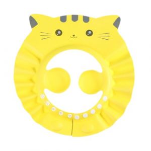 Visière de bonnet de bain pour bébés, bonnet de douche réglable pour bébés - Bonnet de bain doux et réglable pour,Le de shampoing imperméable protège les yeux des, les oreilles, un incontourn (StarTeck, neuf)