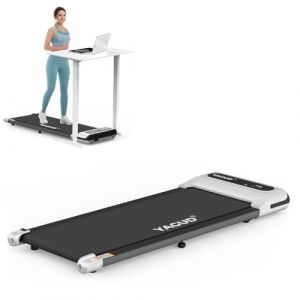 Yagud Tapis de Course pour la Maison, 2 en 1 Walking Pad, Mini Treadmill 2,5 CV, Tapis de Course Bureau avec télécommande et Affichage LED pour la Maison et Le Bureau, Treadmill for Home 1-6km/h (NBST, neuf)