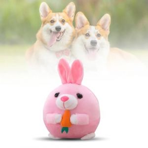 Toerjii Jouet Chien Interactif, Jouet pour Chien, Jouet de Balle Rebondissante pour Chiens, Balle Interactive pour Chien, Active Moving Pet Plush Toy, Jouet de Chien en Peluche de Lavable (C) (LUSIUS, neuf)