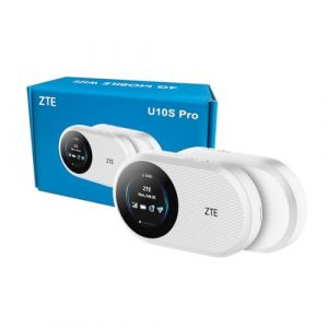 ZTE U10S Pro White 4G+LTE Mobile Wi-Fi 6, Wi-Fi portable débloqué à faible coût, connecte 32 appareils, 3000 mAh 10 heures d'autonomie, se déplace sur tous les réseaux mondiaux, aucune configuration (Simplytech Communications, neuf)