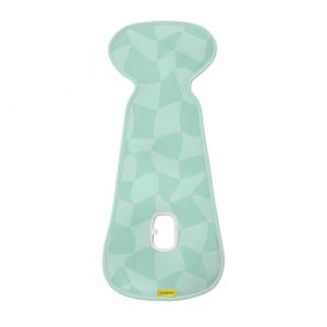 AeroMoov Air Layer Housse de protection, en coton biologique, pour siège de voiture, poussette, enfant, groupe B, été, anti-transpiration, motif de cubes mignons (AeroMoov, neuf)