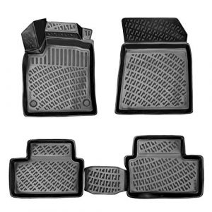 Tapis de sol 3D, pour Renault Clio IV (CLIO 4 Gen.) (2012-2019), en caoutchouc, sur mesure (Bohandel GmbH, neuf)