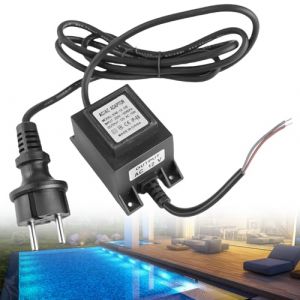 Transformateur LED 12V AC/AC Alimentation Externe 220V Pour Piscine - Prise Externe IP68 Adaptateur Secteur Universel Éclairage LED (RAMONISA SHOP, neuf)