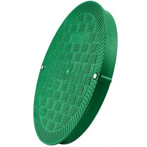 Couvercle de regard BabylonPlast, couvercle de regard, DN400, couvercle de regard en plastique A15 - adapté aux tuyaux de Ø400 mm (Babylonplast, neuf)