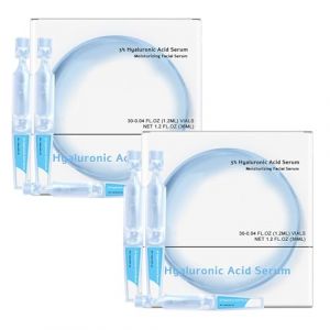Acide hyaluronique Bleare, sérum à 3% d'acide hyaluronique, sérum hydratant à l'acide hyaluronique, sérum acide pour le visage, sérum à l'acide hyaluronique pur à usage unique, 1 boîte de 30 (2pcs) (SKZKK, neuf)