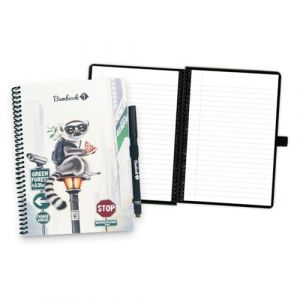 BAMBOOK Cahier Effacable - Limited Edition Artist Collection - Maki By Rajacenna - Couverture Souple - A5 - Lign&eacute; - Carnet R&eacute;utilisable, Connect&eacute; (Bambook products, neuf)