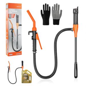 Pompe à essence électrique à batterie,Pompe de transfert portable,Pompe de transfert de carburant,avec buse de contrôle de débit,bidet, pompe d'aspiration automatique pour essence (MATTHAIOU, neuf)