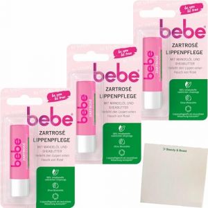 usy Lot de 3 rouges à lèvres Bebe Young Zartrose (3 x 4,9 g) + bloc usy (atundo-shop, neuf)