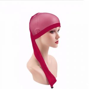 kesurpae Manchon de perruque en maille, housse polyvalente pour perruques et dreadlocks, bonnet en maille pour cheveux au crochet, manchon de tissage pour dreadlocks, rose (mikeiony, neuf)