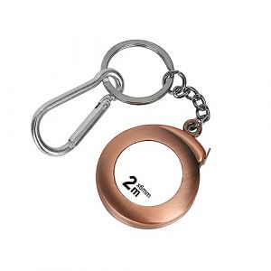 Plumdrop Ruban &agrave; mesurer porte-cl&eacute;s fonctionnel Mini ruban &agrave; mesurer r&eacute;tractable porte-cl&eacute;s 2M en acier inoxydable ruban &agrave; mesurer Durable (ZHIxiuws, neuf)