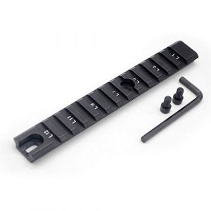 TRIROCK Picatinny Standard 13 Slots RIS 21mm Base Mount 6.06" Long Rail Set for G36 G36C System (TriRock Sports, neuf)