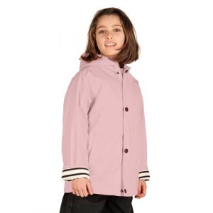 Breizh Ocean - Cir&eacute;, Imperm&eacute;able Enfant, Cr&eacute;ation Fran&ccedil;aise ELVEN Mixte Gar&ccedil;on ou Fille - Impermeable Enfant Int&eacute;rieur Ray&eacute; Style Marini&egrave;re avec Capuche - Manteau Garcon ou Fille de 1 &agrave; 14 ans (BREIZH OCEAN, neuf)