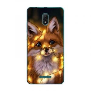 KARTXITAI Coque Compatible avec Wiko Jerry3,Housse Étui de Protection en Ultra Transparente Silicone en Gel TPU Souple Case Cover Shock-Absorption-Renard Rouge (KARTXITAI, neuf)