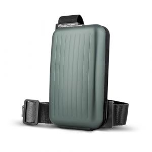 &Ouml;GON -DESIGNS- Banane en Aluminium, Pratique et styl&eacute;e avec Portefeuille int&eacute;gr&eacute;, Protection RFID Contre la fraude et la d&eacute;magn&eacute;tisation, mod&egrave;le Phone Bag (Aluminium Platinium) (OGON DESIGNS, neuf)