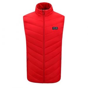 Veste Chauffante Homme Usb, Gilet Chauffant Moto, Doudoune Chauffante Sans Manche Femme, Blouson Chauffant Gilet De Chasse Homme Thermique V&ecirc;tements Chauffants &eacute;lectriques Hiver 8/9 Zones Intelligent (usitable, neuf)