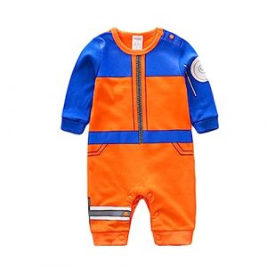 NCTCITY Bébé Garçon Fille Combinaisons en Coton Mignon Animé Été Nouveau-né Barboteuse Infantile Grenouillères Cosplay Pyjama Naissance Bobysuits avec Bouton-Pression Luffy Chopper Son Goku (NCTCITY, neuf)