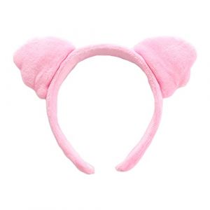 Watreketal Serre Tete,Accessoires de cheveux simples et doux pour femmes, bandeau lumineux pour se laver le visage, serre-tête pour oreilles de chat, cerceau de cheveux multicolore lumineux (Xuanlang Trading, neuf)