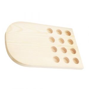 Housoutil Organisateur de Flacons pour Huiles Essentielles 12 Compartiments en Bois Naturel Support de Rangement S&eacute;par&eacute; Antichoc Bo&icirc;te &agrave; Huiles Essentielles Pratique pour Maison et (Entertainment First, neuf)