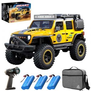 X-Verse SG206MAX Voiture t&eacute;l&eacute;command&eacute;e 1:20 RC Voiture sans balais, 4WD Tout Terrain Offroad RC Truggy RC Camion Crawler pour adultes enfants - 3 batteries (X-verse, neuf)