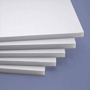 Carton Plume/Carton mousse,10 mm Blanc 50x70cm (unité) (Materia Prima Shop, neuf)
