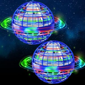 semai Boule Volante Lumineuse, Flying Ball Jouet Jouets pour Enfants à partir, Jouets d'extérieur Boule Magique, Cadeaux pour garçons et Filles de 6 à 12 Ans - Bleu 2 (stonehill trading GmbH, neuf)