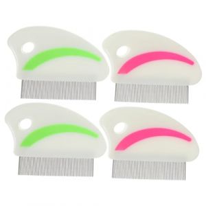 Hemobllo 4 Pièces Peigne à Dents En Acier Inoxydable Et Pour Les Chats Nettoyage Peigne De Retrait Patte Accessoires Peignes Dissolvant Pour Chats Suppression Animal De Compagnie Rouge (pattobold, neuf)