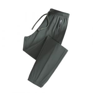 Pantalon de Jogging pour Homme Séchage Rapide​ Sport Pantalon de Survêtement Legers Pants Jogging Airness Large Homme avec Poches Zippée Sweatpants pour Voyage Golf Pas Cher (YINYUAN（✿Soldes Clearance 50 % d'économies ✿), neuf)
