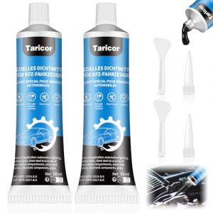 Colle a Pare Brise Voiture, 50ml x 2 Tubes Colle Carrosserie Voiture Noir, Colle pour Joint Pare Brise Adapté au Scellement des Carrosseries et Autres pièces Automobiles (fulaer, neuf)