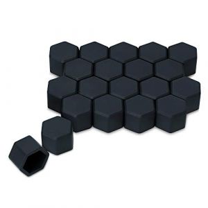 kwmobile 20x Capuchon pour Vis Enjoliveur de Voiture Compatible avec écrous de Roue 19 mm - Bouchons Cache Écrou - Couvre Boulons de Roue (SX-Commerce, neuf)