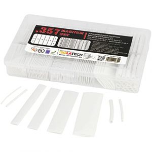 ISO-PROFI® 357 pcs Magnum Box Gaine Thermorétractable assortiment Set Ratio 2: 1 blanc (ISOLATECH-DE, neuf)