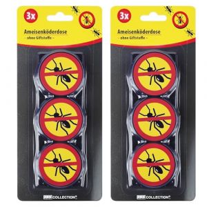 APXEL Anti-Fourmis S&eacute;duction, 6 Bo&icirc;tes Anti-Fourmis Maison Approche et Evitement, Pi&egrave;ge &agrave; Fourmi en Int&eacute;rieur & Ext&eacute;rieur, Pr&ecirc;t &Agrave; l'emploi, Non Toxique Inodore (B) (Cest-Born, neuf)