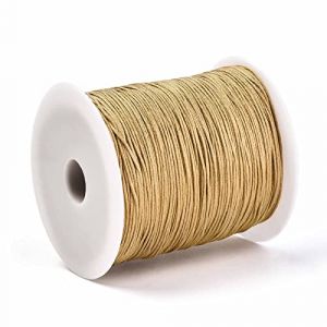 Cheriswelry Fil de perles en nylon de 1 mm Cordon de nouage chinois Fil de nylon tress&eacute; pour macram&eacute; Bracelet Fabrication de bijoux D&eacute;coration d'int&eacute;rieur (Cheriswelry EU, neuf)