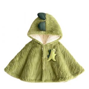 Nemopter Mignon Cape &agrave; Capuche B&eacute;b&eacute; Gar&ccedil;on Filles Sweat &Agrave; Capuche Laine Doux Poncho Cape Coupe-Vent Hiver Automne V&ecirc;tements d'ext&eacute;rieur Chaude Ch&acirc;le pour Enfants 0-3ans (Nemopter, neuf)