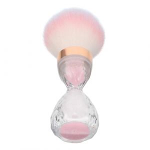 Brosse de nettoyage cha&icirc;ne &agrave; main &eacute;pingle &agrave; cheveux poussin papier froiss&eacute; Brosse portable Brosse ergonomique brosse faciale pour correcteur pinceau &agrave; poudre pour ongles sable rose HAPINARY (Gan Gardner, neuf)