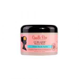 Camille Rose Curlaide Moisture Beurre capillaire sans rin&ccedil;age enrichi en huile, hydrate et fortifie, th&eacute; vert et jojoba, 240 ml (YOURS AFRO COSMETICS, neuf)