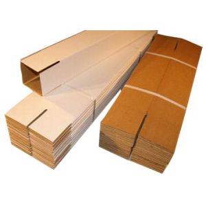 emballage garrigou 20 tubes carton d'exp&eacute;dition carr&eacute; 120x120x430 m/m (emballage-garrigou, neuf)