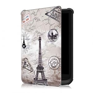 Fmway PU Cuir &Eacute;tui Housse Coque pour Pocketbook Pocketbook Touch Lux 5/Touch Lux 4/Touch HD 3/Basic 4/Basic lux 3/Basic Lux 2/Colour avec Fonction Sommeil/R&eacute;veil Automatique (Newaaree Direct, neuf)