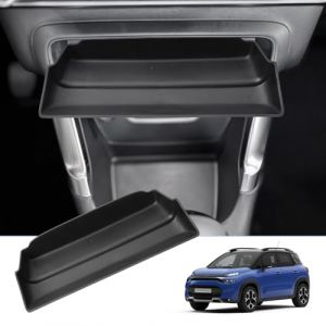 BIXUAN C3 Boîte de Rangement compatible avec Citroën C3 Aircross 2017-2023 Avec Tapis Antidérapant Accoudoir Central Boîte à gants pour Console Centrale Intérieur pour Réduction du bruit (BIXUAN, neuf)