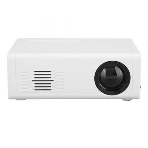 Mini Projecteur, Projecteur de Film HD 1080P Projecteur Portable avec Interface Multim&eacute;dia HD, Projecteur Vid&eacute;o pour Smartphone Tablette Ordinateur Portable (Prise UE) (Linkchen, neuf)