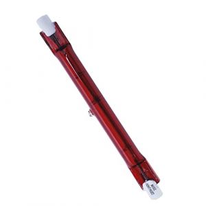 Tube de lampe de chauffage halog&egrave;ne rouge rubis 250 W 118 mm de long pour chauffage de jardin, peinture de voiture, s&eacute;chage, durcissement, traitement de surface. (R7 220 V 250 W &Oslash;10 mm 118 mm) (somesino, neuf)